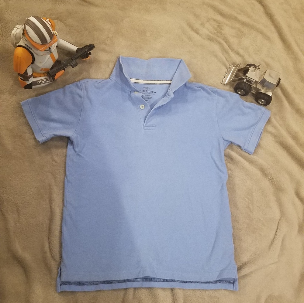Boys short sleeve uniform shirt